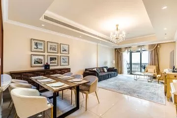 2 bedroom apartment for rent in Kempinski Palm Residence. Beautiful and Huge Unit w/ Full Sea View